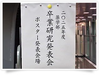 卒業研究発表会の様子